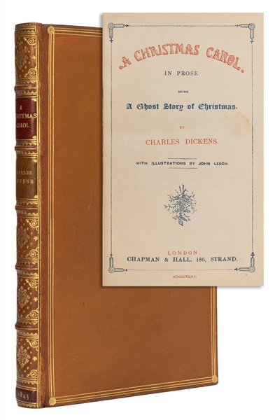  DICKENS, Charles (1812-1870). A Christmas Carol. In Prose. ...