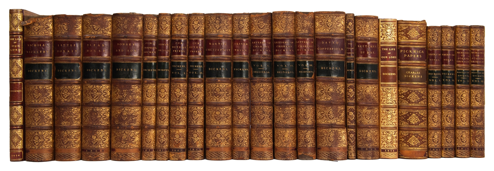 DICKENS, Charles (1812-1870). A group of 32 works, mostly first editions, including