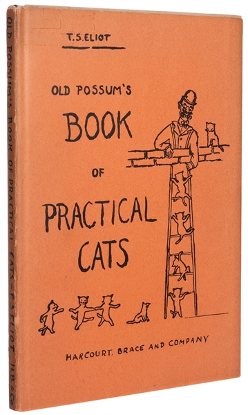  ELIOT, Thomas Stearns (1888-1965). Old Possum’s Book of Pra...