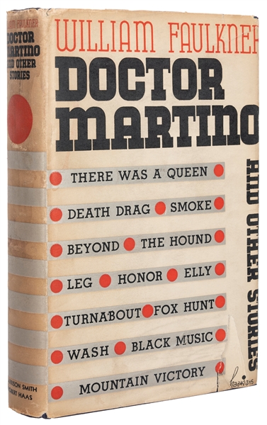  FAULKNER, William (1897-1962). Doctor Martino. New York: Ha...