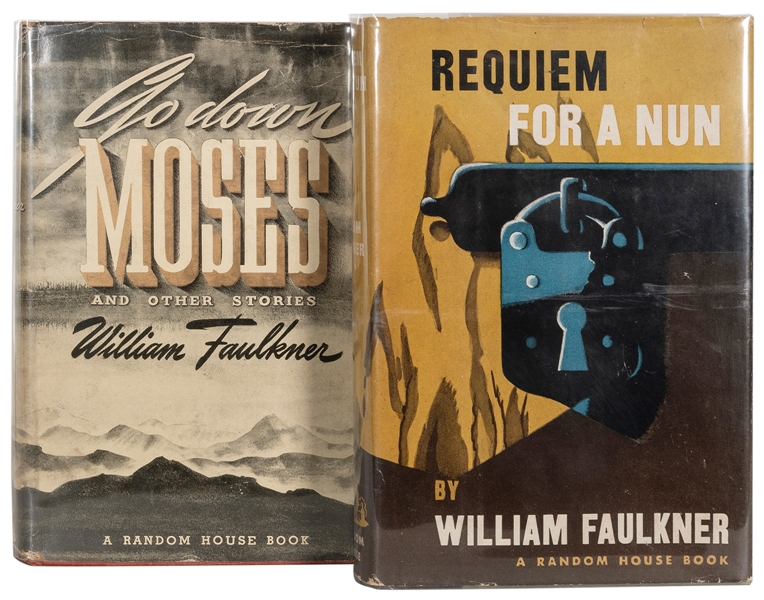  FAULKNER, William (1897-1962). A pair of first editions, in...