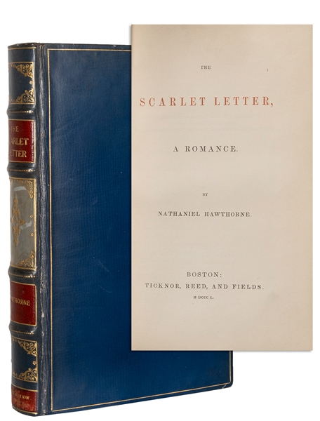  HAWTHORNE, Nathaniel (1804-1864). The Scarlet Letter. A Rom...