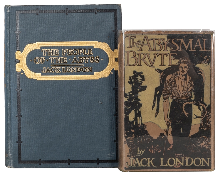  LONDON, Jack (1876-1916). A pair of first editions, includi...