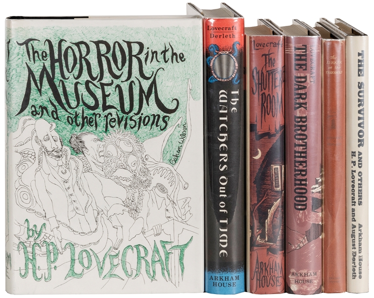  LOVECRAFT, Howard Phillips (1890-1937). A group of 6 titles...