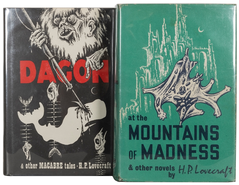  LOVECRAFT, Howard Phillips (1890-1937). A pair of titles, i...