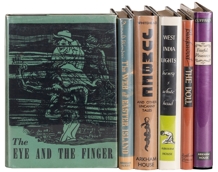  [ARKHAM HOUSE]. A group of 6 early titles, including: <p>WA...