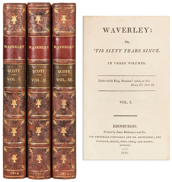  SCOTT, Walter, Sir (1771–1832). Waverley; or, ‘Tis Sixty Ye...