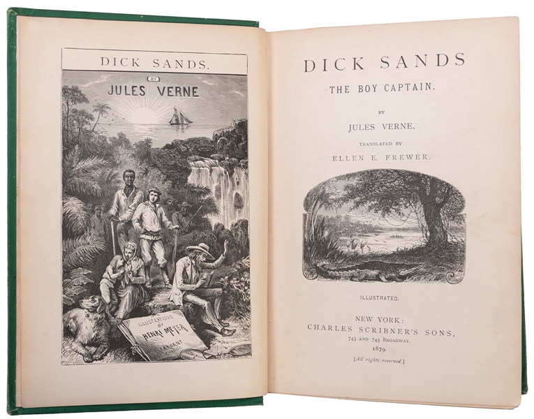 VERNE, Jules (1828-1905). Dick Sands. The Boy Captain. Translated by Ellen E. Frewer