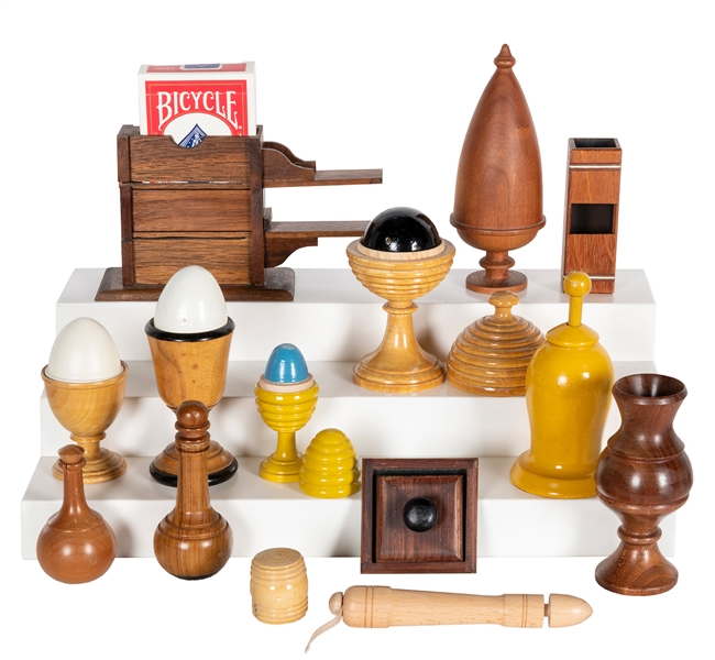  Wooden Magic Lot. A collection of fourteen various classic ...