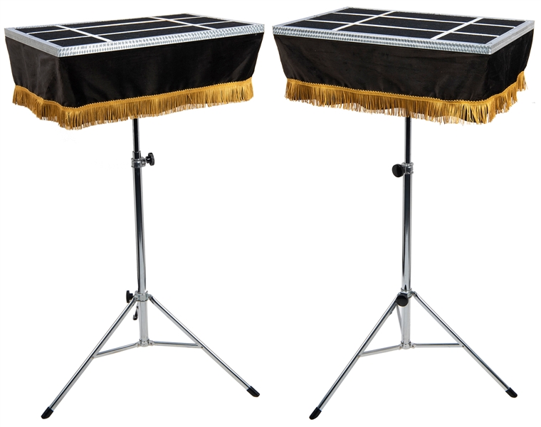  Two Magician’s Side Tables. Vandalia: Walter Shepard, ca. 1...