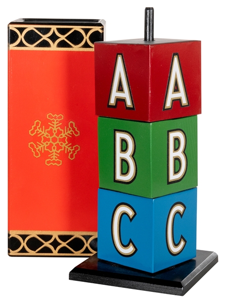  ABC Blocks. Cashmere: House of Babcock, ca. 1990s. A decora...