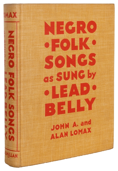  LOMAX, John A. and Alan, editors. Negro Folk Songs as Sung ...