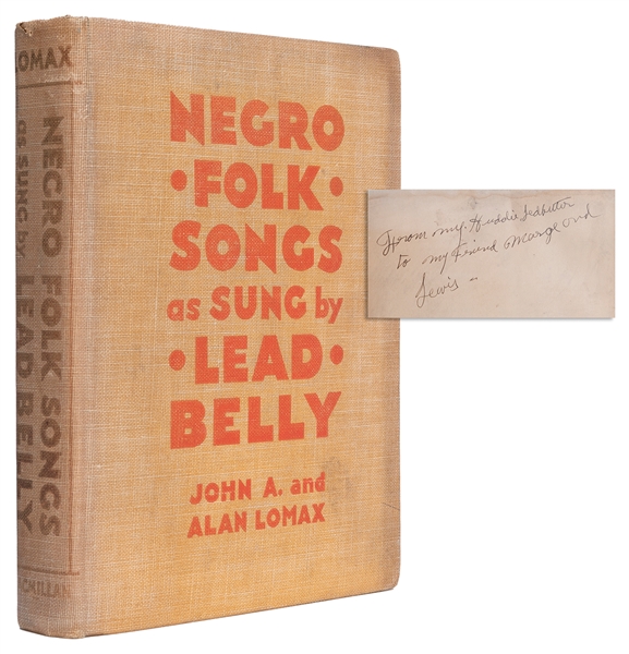  [McMURTRY, Larry (1936-2021), his copy]. LOMAX, John A. and...