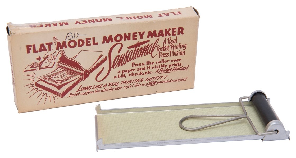  Flat Model Money Maker. Columbus: U.F. Grant, ca. 1960. Bla...