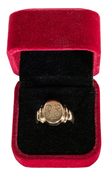  Himber Ring. Rhode Island: Bruce Kalver, ca. 1980. Signet-s...