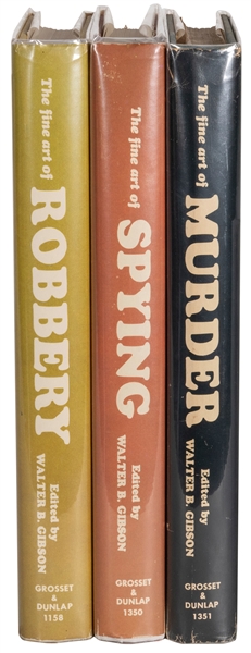  GIBSON, Walter B (1897-1985). Three short story books edite...