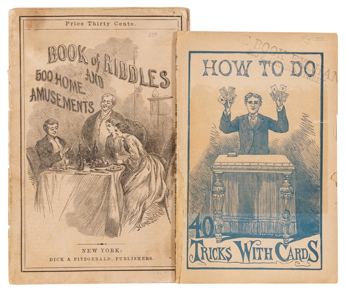  [MAGIC]. Two Victorian Conjuring Books. Including: Book of ...