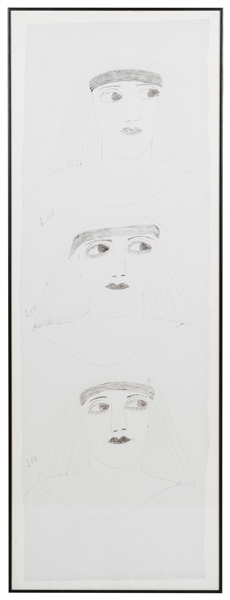  GODIE, Lee (American, 1908-1994). Three Self Portraits. Bla...