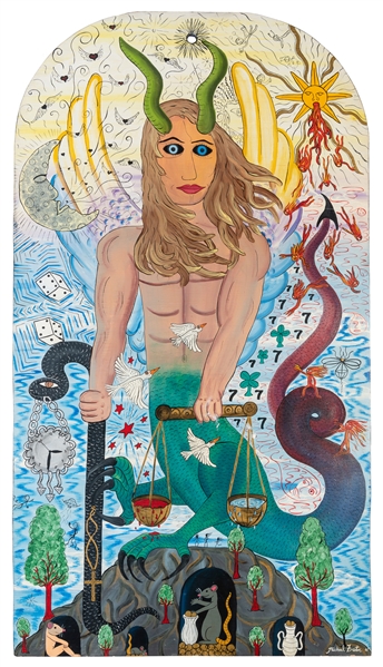  FINSTER, Michael (American, b. 1969). Untitled (Folk Art Me...