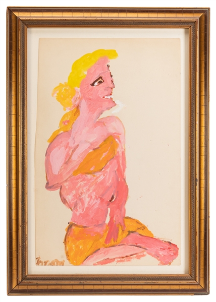  MCCARTHY, Justin (American, 1891-1977). Bathing Beauty. Acr...