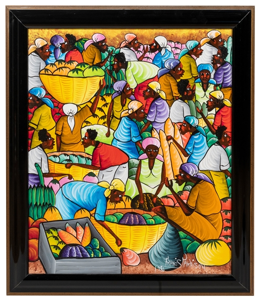  PARAISON, Francis, (Haitian, 1958-2003) Untitled, (Market S...