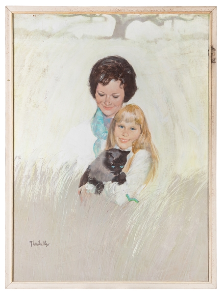  UTZ, Thornton (American, 1914-1999). Rosalynn and Amy Carte...