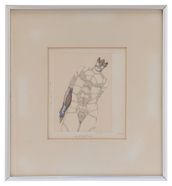  LOSTUTTER, Robert (American, b. 1939) Untitled (Study for a...