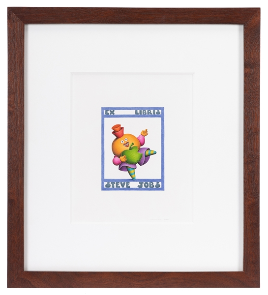  LOSTUTTER, Robert (American, b. 1939). Steve Jobs Bookplate...