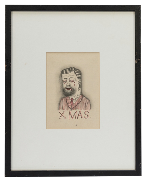  STONEHOUSE, Fred (American, b. 1960). XMAS. Graphite and re...