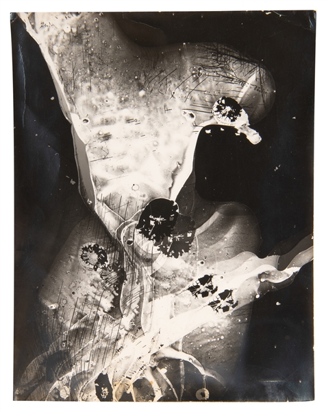 SIEGEL, Arthur (American, 1913-1978) Untitled (Photogram). 1948. 