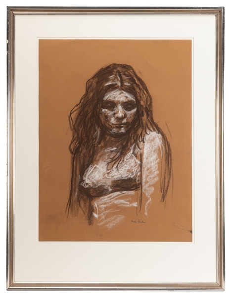  SCHULZE, Franz (American, 1927-2019) Untitled Portrait of a...