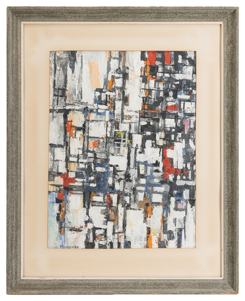  POUGIALIS, Constantine (American, 1894-1985) Untitled (Abst...