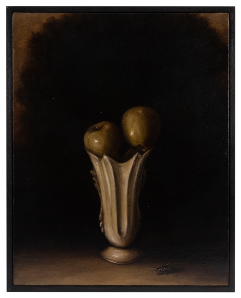  KROLL, David (American, b. 1956). Vase with Two Apples. 199...