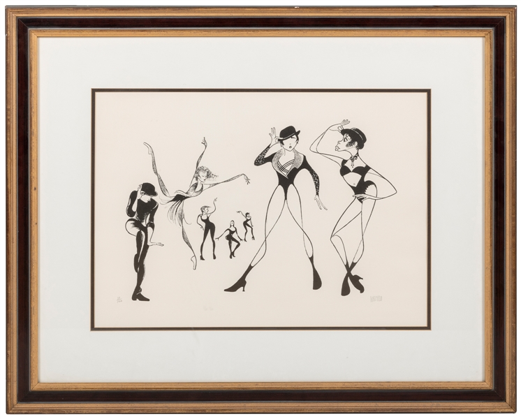  HIRSCHFELD, Al (American, 1903-2003). Fosse. [1999]. Lithog...