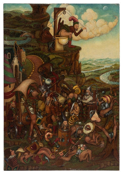  PERENYI, Ken (American, b. 1949) Hieronymous Bosch – Modern...