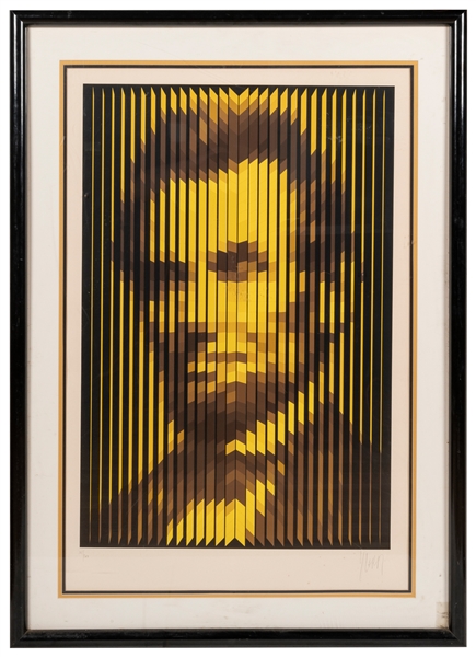  VASARELY, Jean-Pierre /Yvaral (French, 1934-2002). Portrait...