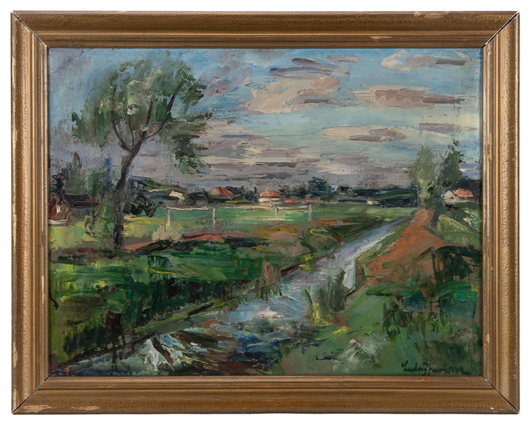  JACOBSEN, Ludvig (Danish,1890-1957) Untitled (Landscape wit...