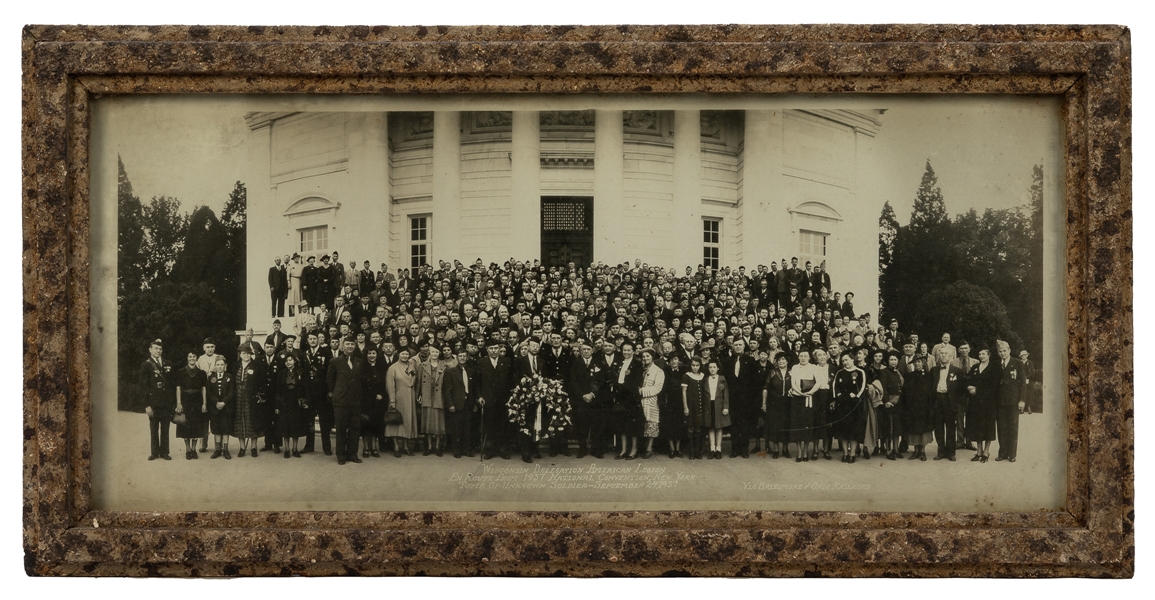  [PHOTOGRAPHS]. Wisconsin American Legion Group Photo at Tom...