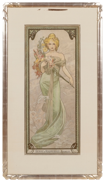  MUCHA, Alphonse (Czech, 1860-1939). Le Printemps… Montpelli...