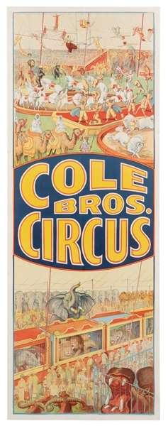  Cole Bros. Circus. Erie: Erie Litho & Ptg., Co., [ca. 1935]...