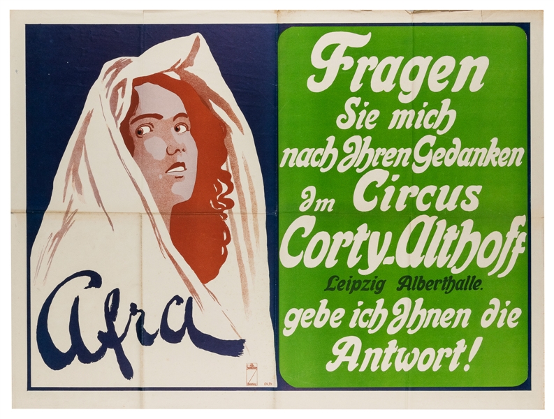  Afra. Fragen Sie mich nach Ihren Gedanken Im Circus Corty-A...