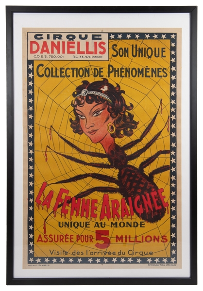  Cirque Daniellis / La Femme Araignée. Paris: Aussel, [1937]...