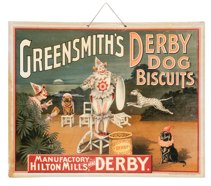  Greensmith’s Derby Dog Biscuits. Nottingham: R. Allen & Son...