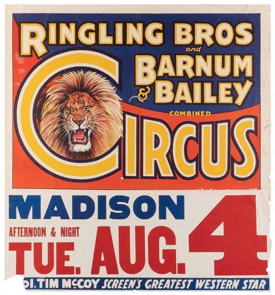  Ringling Bros and Barnum & Bailey Combined Circus. Madison ...