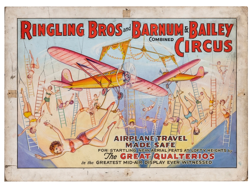  [POSTER MAQUETTE]. Ringling Bros and Barnum & Bailey Combin...