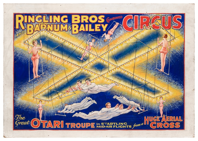  [POSTER MAQUETTE]. Ringling Bros and Barnum & Bailey Combin...