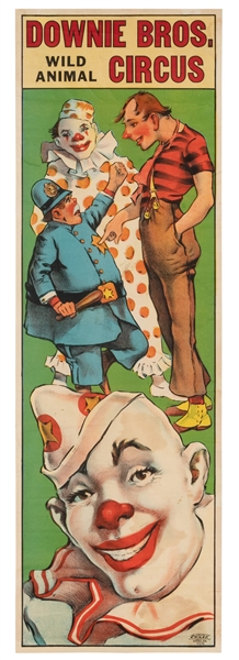  Downie Bros / Wild Animal Circus. Erie: Erie Litho Co., ca....