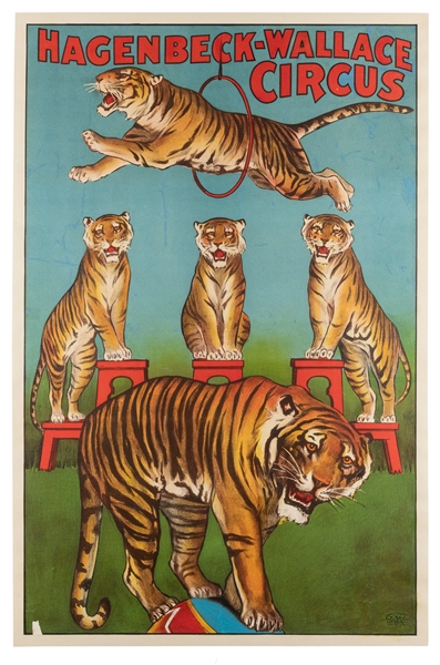  Hagenbeck-Wallace Circus. Erie: Erie Litho Co., [ca. 1928]....