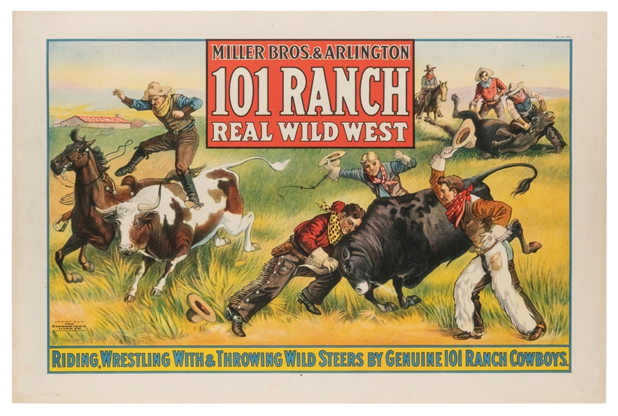  Miller Bros. and Arlington. / 101 Ranch Real Wild West. Cin...