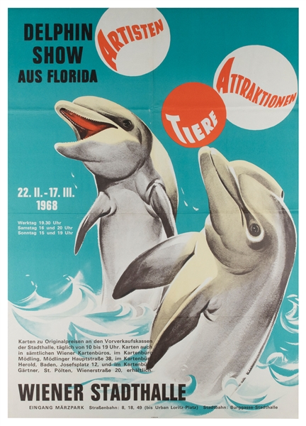  Delphin Show aus Florida Artisten Attraktionen Tiere / Wien...